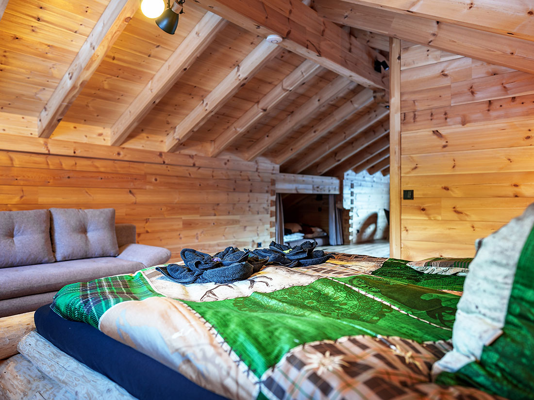 gemütliches Schlafzimmer im Köck's Chalet