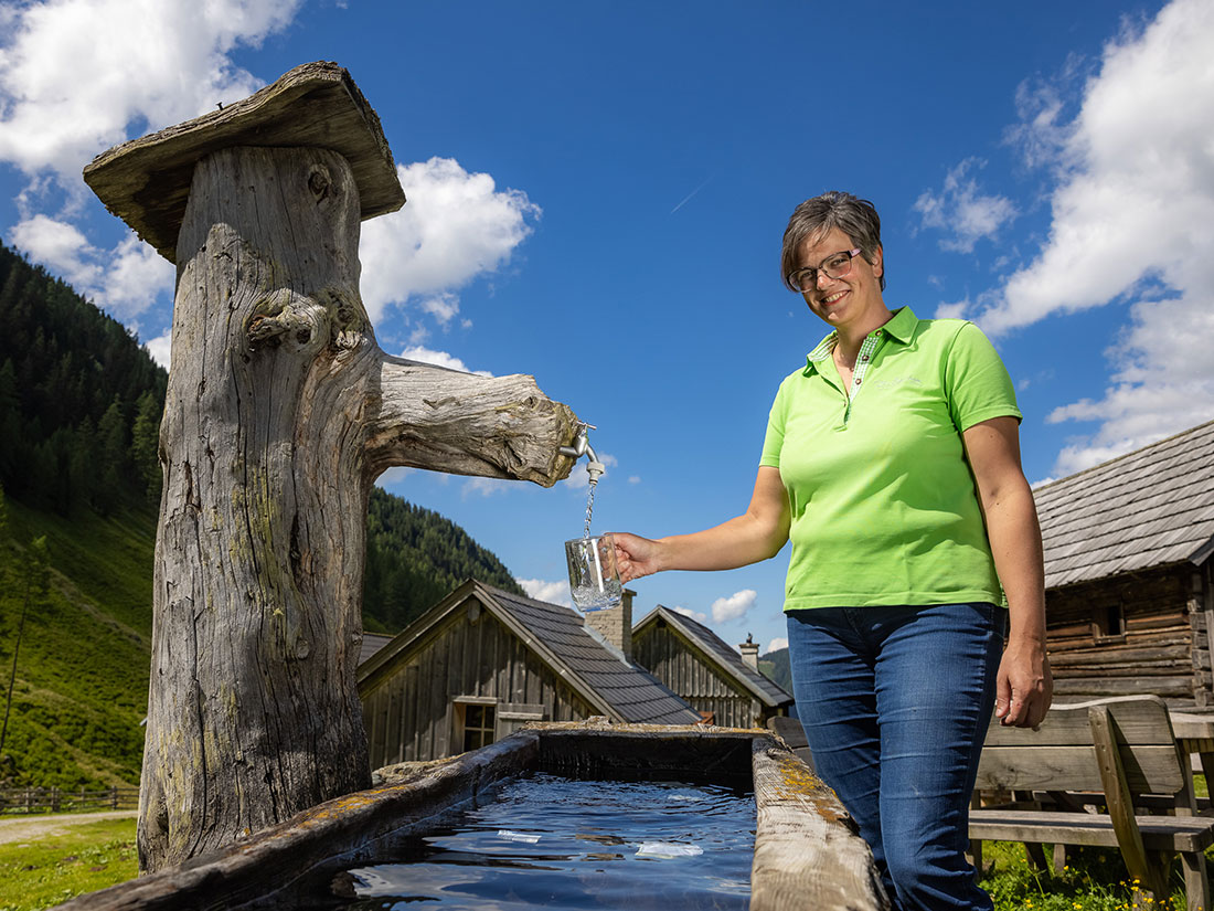 Herrlich frisches Bergquellwasser